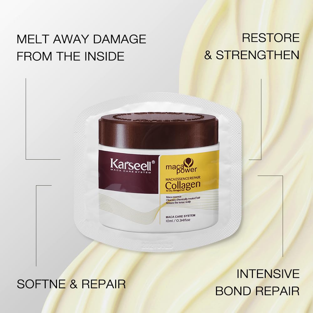 Glossy, healthier-looking strands after treatment.