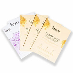 Karuna Age-Defying Mask unfolded sheet delivers hydration for mature skin.