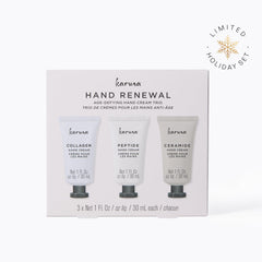 Karuna Floral Lavender Rosemary scent hand cream for relaxing moisture.