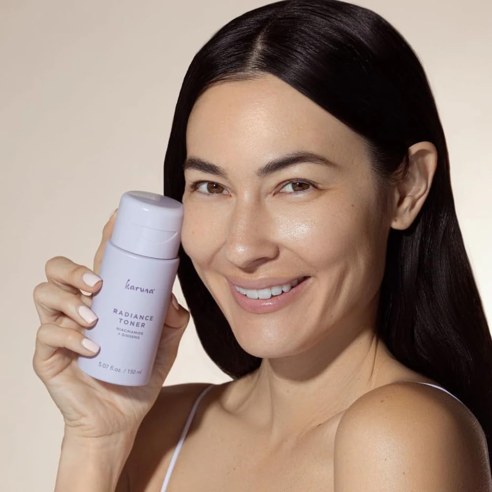 Packaging image of Karuna Hydrating Face Toner with clean beauty branding.