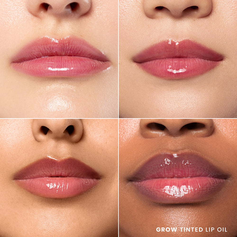 Karuna Skin Tinted Lip Oil ingredients list highlights vegan hydrolyzed collagen