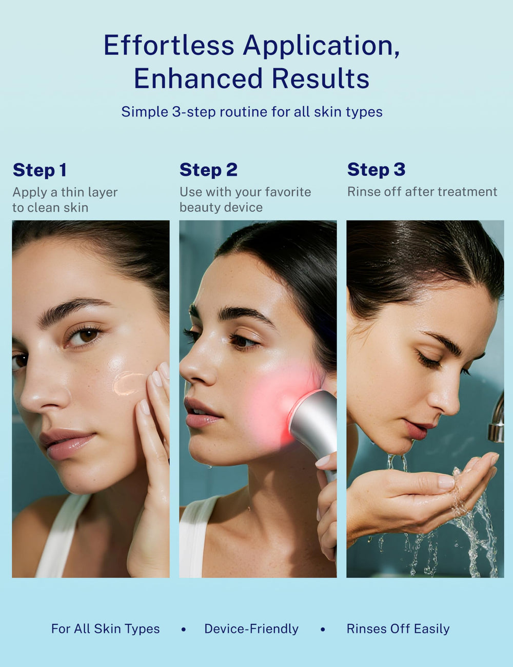 KARUNO at-home skincare setup indicating salon-quality results