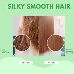 Kashmir Keratin Enriched Shampoo ingredient label focusing on keratin complex and vitamins.