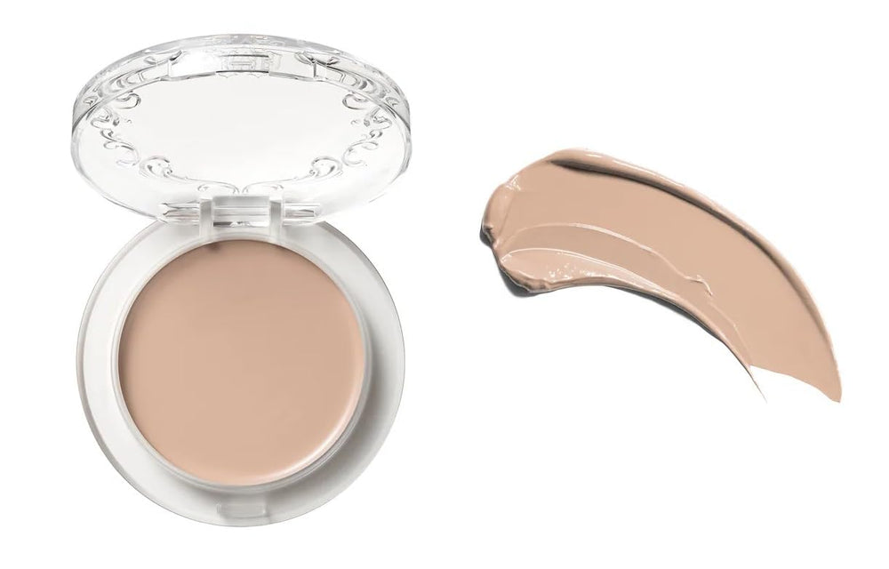 Kat Von D Good Apple bottle shows lightweight, buildable coverage for all-day wear.
