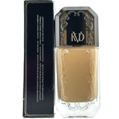 Kat Von D Good Apple serum foundation blend swatch blending into skin