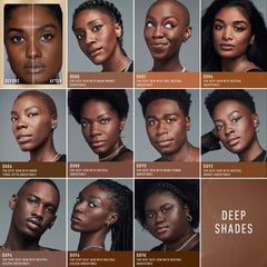 Kat Von D Good Apple Deep 084 swatch on skin shows buildable coverage for even tone.