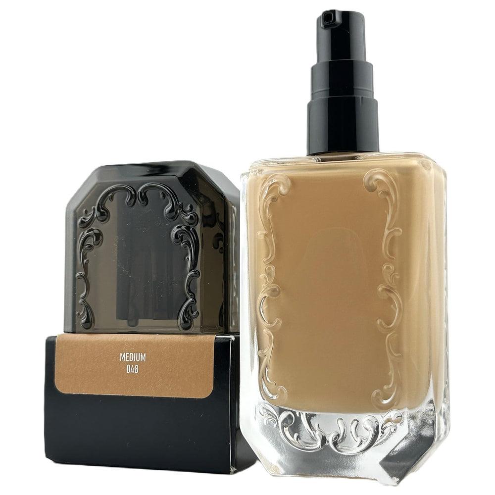 Kat Von D Good Apple serum foundation dispensing drop for controlled application