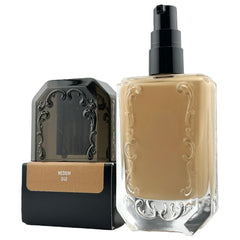 Kat Von D Good Apple serum foundation dispensing drop for controlled application