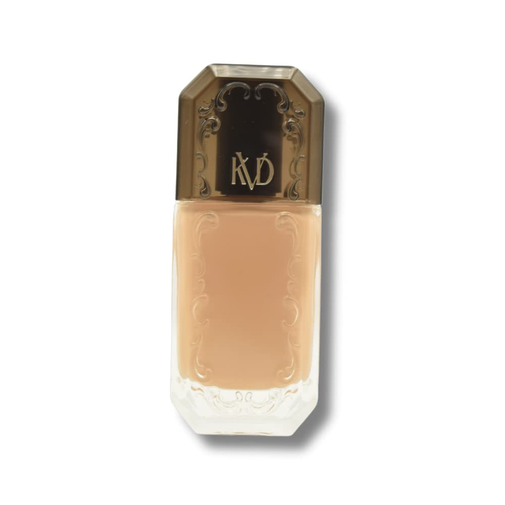 Kat Von D Good Apple Foundation Light 012 swatch highlights vibrant true-to-life color and natural finish.