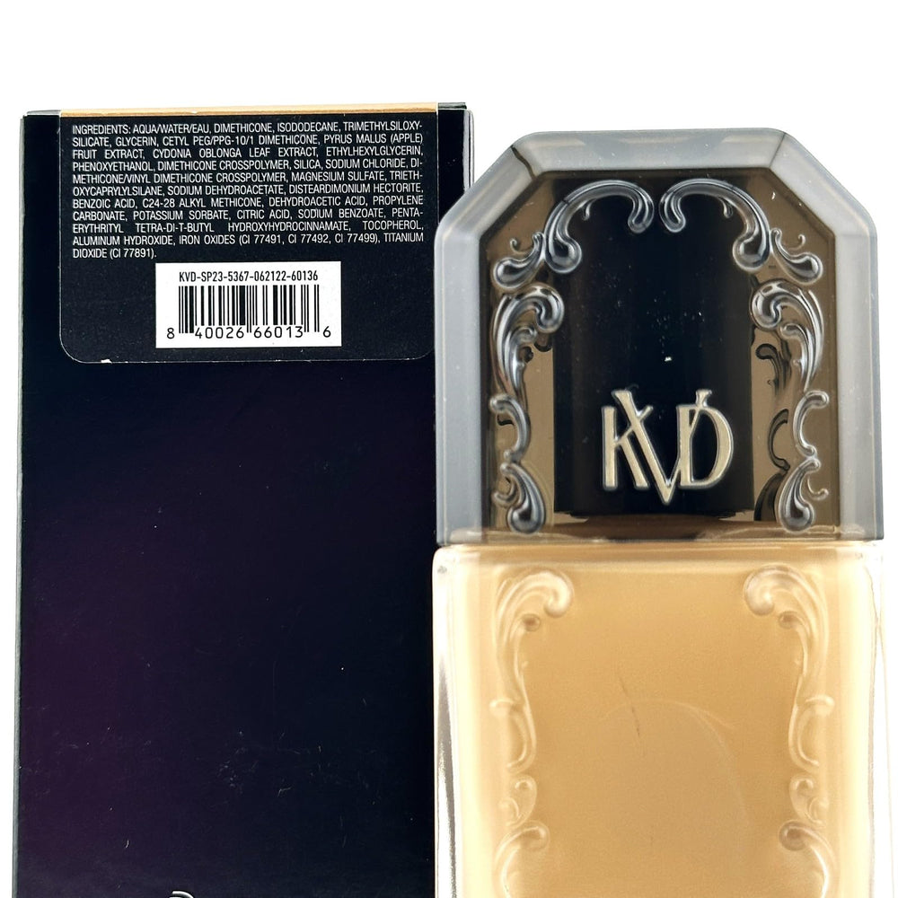 Kat Von D Good Apple serum foundation matte finish provides long wear