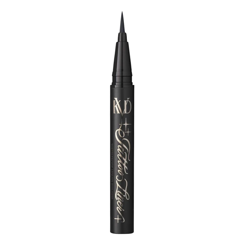 Kat Von D Mini Tattoo Liner in Trooper Black for precise, waterproof eye definition