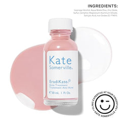 EradiKate acne treatment on a bathroom counter