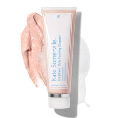 Kate Somerville EradiKate foaming cleanser bottle front, balancing oily skin.