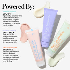 Kate Somerville Goat Milk Cleanser bottle for soothing cleanse on dry or sensitive skin