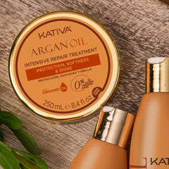 KATIVA Argan Oil Intensive Repair Mask close-up of nourishing formula