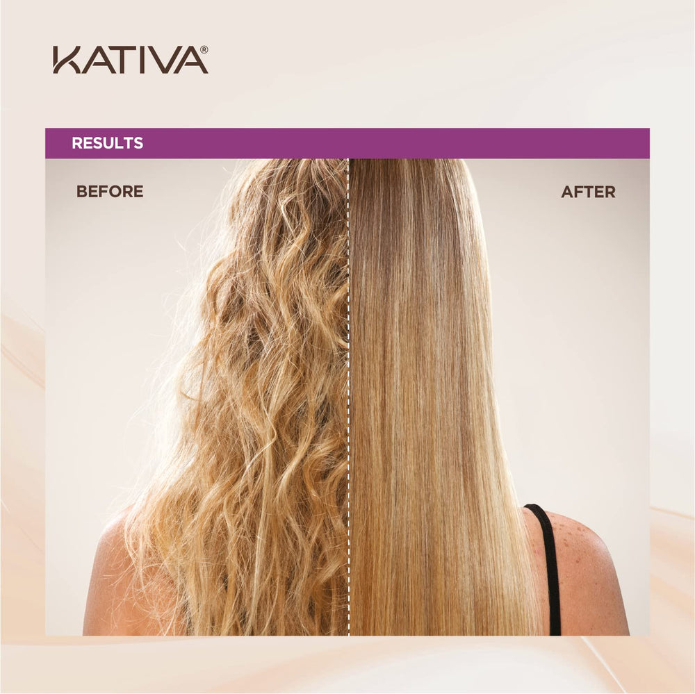 Kativa Hair Brush and Gloves enable precise application and protection.