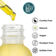 Katz Beauty Miracle Oil gentle aroma hints for spa-like experience