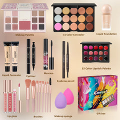 KAVCENT lipstick palette offering varied finishes for daily and special occasions.