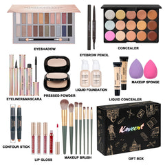 KAVCENT foundation and concealer kit for smooth coverage and a flawless base.
