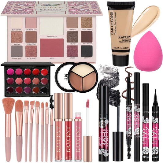 KAVCENT Teens Makeup Palette close-up for vibrant eye looks and easy blending.