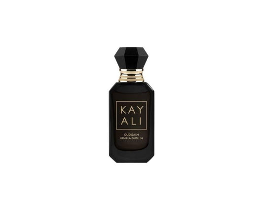 Kayali Oudgasm Vanilla Oud 36 bottle with warm vanilla and oud notes for evenings