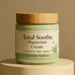 KBSBUBB TotalRelief label closeup shows ingredients and benefits.
