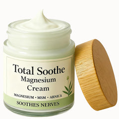 KBSBUBB TotalRelief magnesium cream bottle front promotes mineral delivery for daily joint comfort.