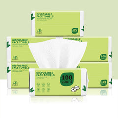 KeeiZoes disposable face towels pack shot ready for cleansing and makeup removal