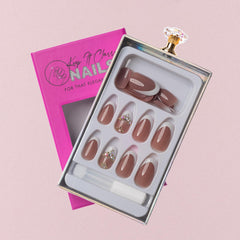 Keep It Classy French Stone nails kit removal easy, preserves natural nails.