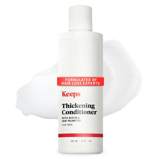 Keeps Thickening Conditioner bottle for fuller, thicker-looking hair.