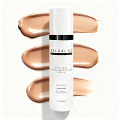 KELUAL DS tinted moisturizer bottle delivering sheer coverage for a natural glow.