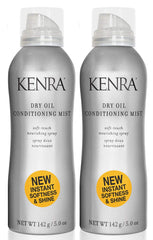 Kenra Dry Oil Conditioning Mist bottle adds shine and frizz control for all hair types.