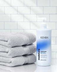 Kenra Moisture Conditioner smoothing application eases styling and tame frizz.
