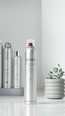 Kenra Perfect Medium Spray 13 color-life cue suggests color protection benefits.