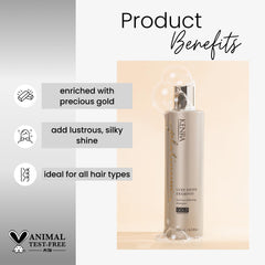 Kenra Platinum Luxe Shine conditioner bottle for smooth, silky results