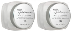 Kenra Platinum Whipped Taffy 20 duo-pack bottles for ultra-matte finish and flexible hold.