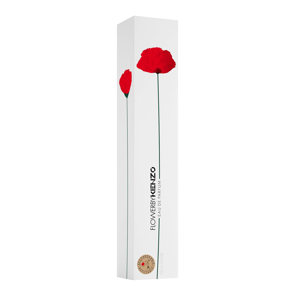 Kenzo Flower EDP cap detail reflecting refined luxury and design.