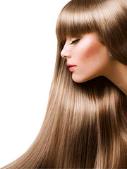 KERA FRUIT Chocolate Keratin final look showcases shine and easy manageability.