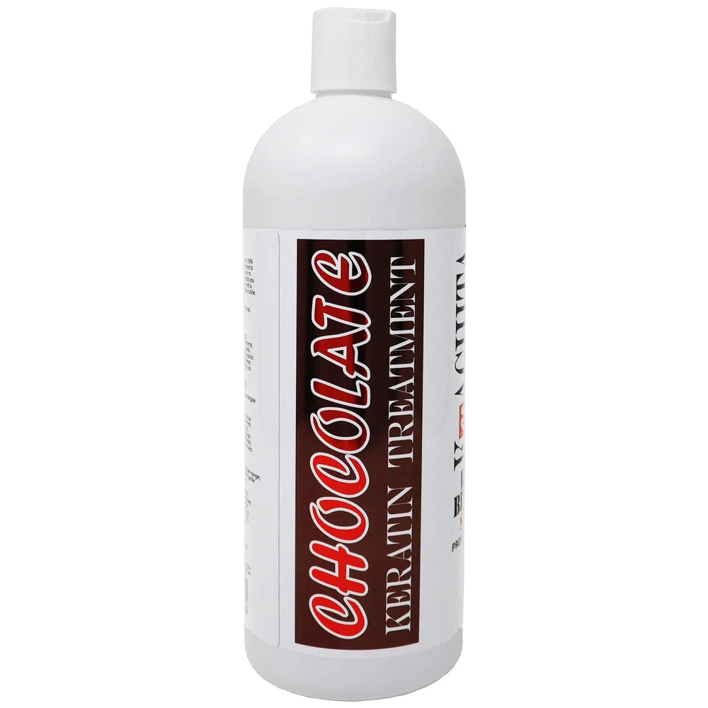 Shine and silk finish with KERACHITA keratin chocolate