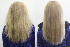 KERA FRUIT Gold Diamond shiny, silky hair result after treatment.