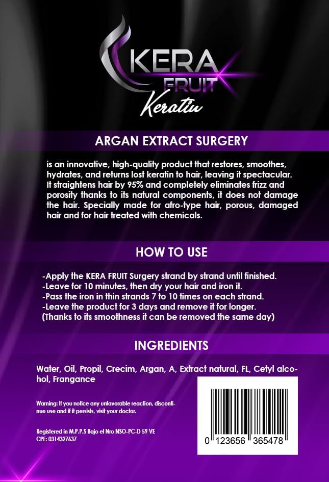 KERA FRUIT post-treatment look showing healthier, vibrant strands
