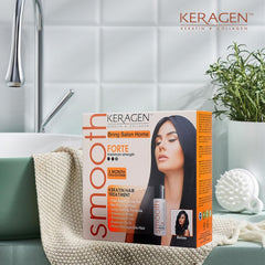 KERAGEN Application Brush and Mixing Bowl aid precise at‑home application
