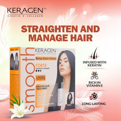 KERAGEN Argan Smoothing Cream 10 ml nourishes and softens during the treatment
