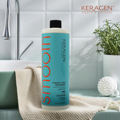 Keragen easy at-home application demonstrating user-friendly process