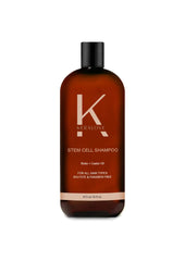 Keralove Shampoo ingredients close-up highlighting biotin and collagen for stronger hair.