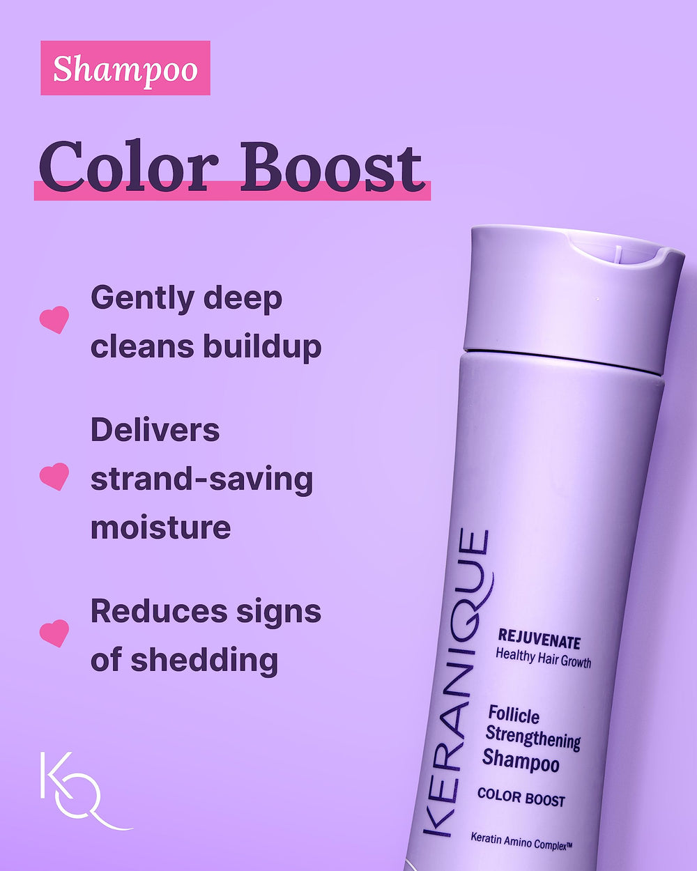 Keranique Follicle Booster Serum bottle showing lightweight scalp nourishment.