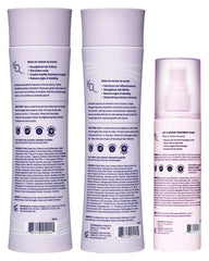 Keranique hair volume close-up demonstrates thicker appearance.