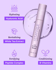 Keranique Lash Growth Serum dense lashes illustration suggests fuller-looking lashes
