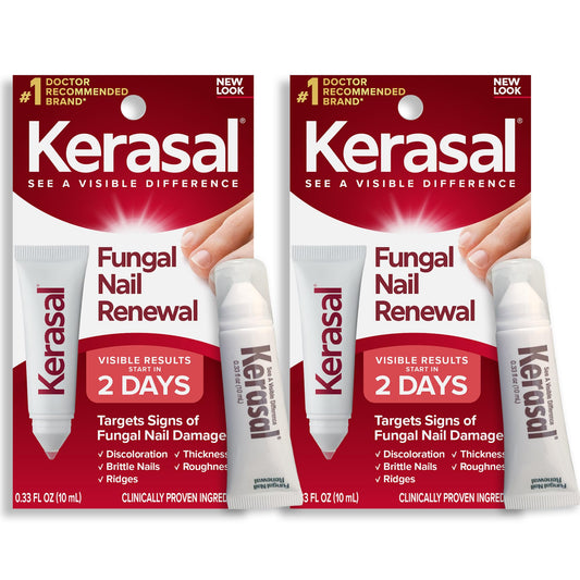 Kerasal Nail Fungus Extra Strength bottle for gentle daily nail repair and hydration.