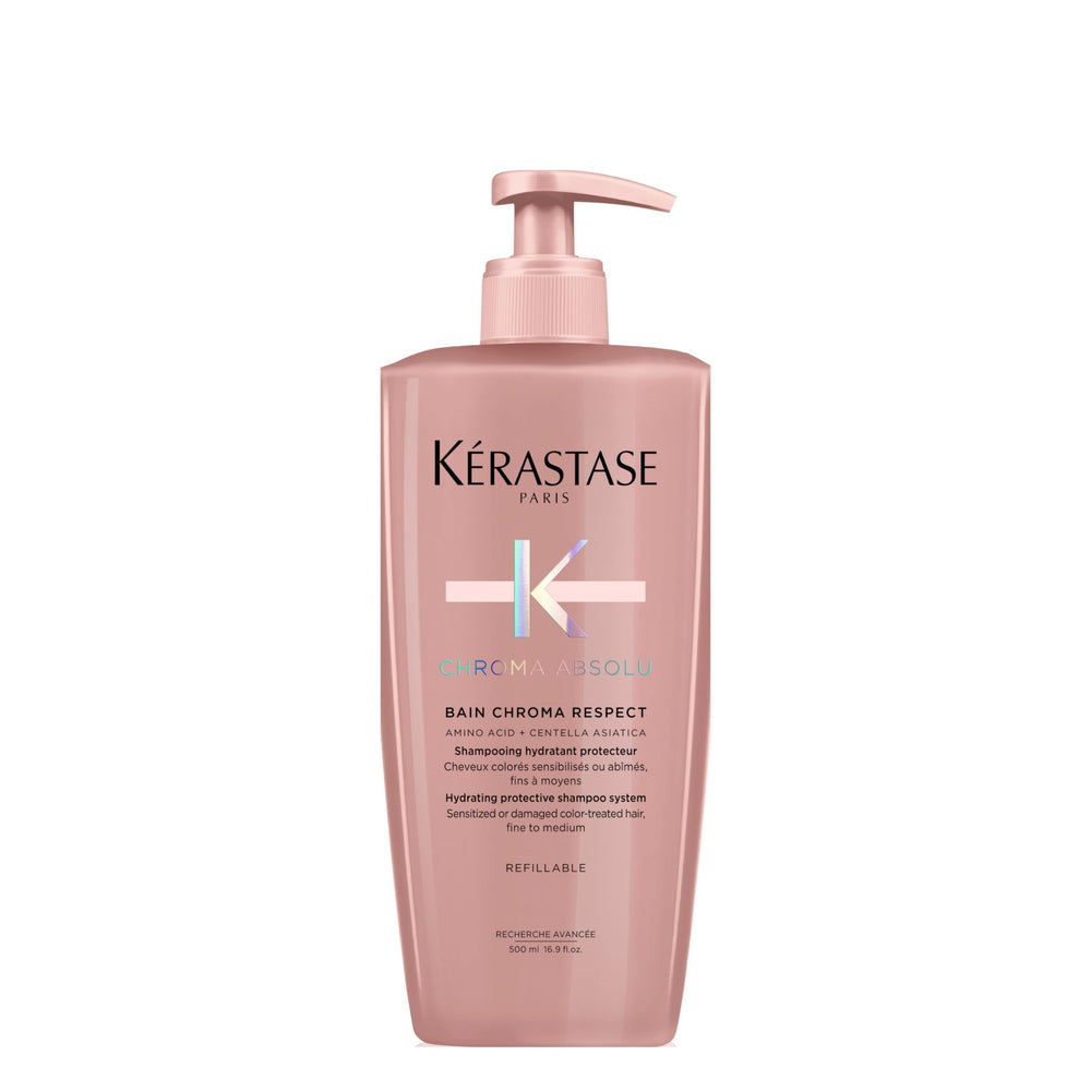 Kérastase Chroma Absolute shampoo bottle front for color-treated hair with hydration.